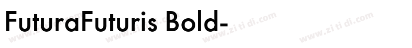FuturaFuturis Bold字体转换